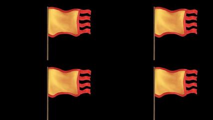 戰(zhàn)旗模板戰(zhàn)旗模板AE模板下載_光廠(VJ師網(wǎng))